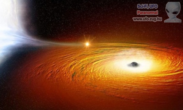 Fekete lyuk szippant be egy csillagot